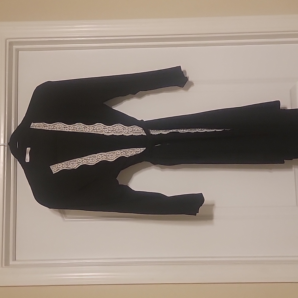 Black Maternity Robe - Picture 1 of 3